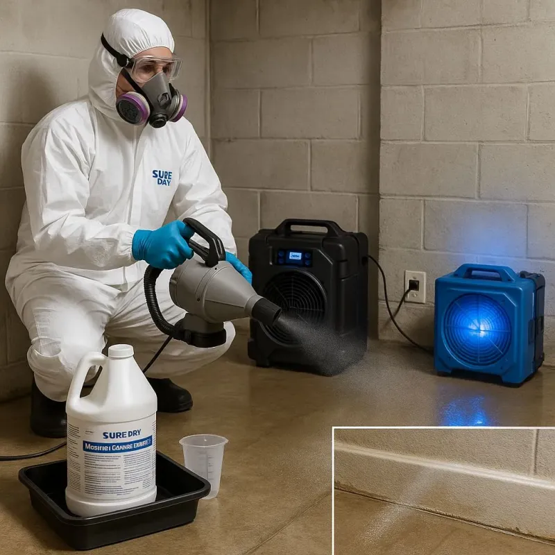 Sanitization and Odor Removal process in Orange City, FL